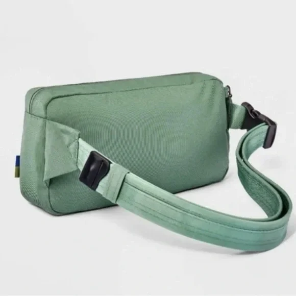 NWT OPEN STORY Hip Pack Bag Or Over The Shoulder Anti Theft Dark Ivy - Picture 7 of 7